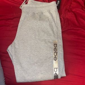 Bebe Sequin Stripe jogger